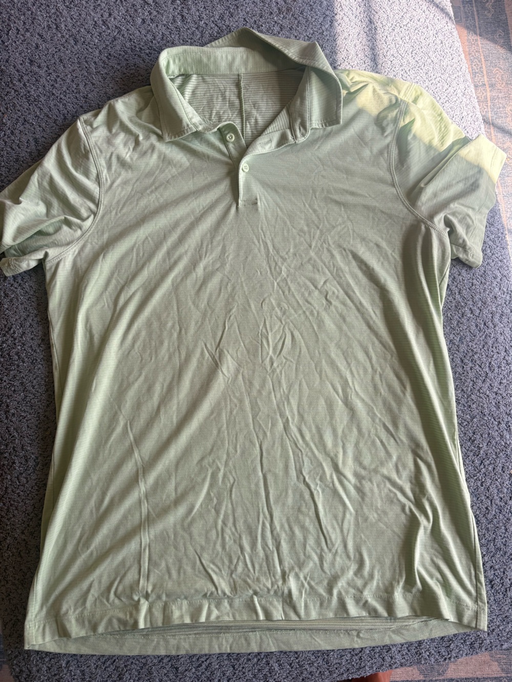 lululemon athletica Men's Sage Green Performance Polo